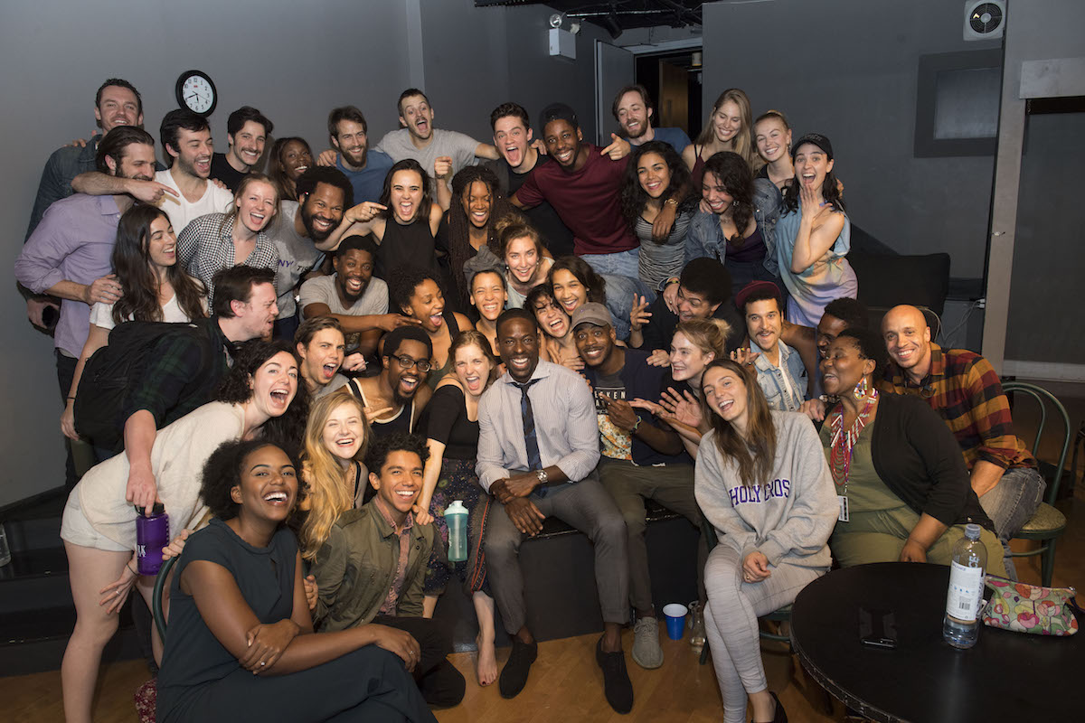 Current Grad Acting students & Sterling K. Brown